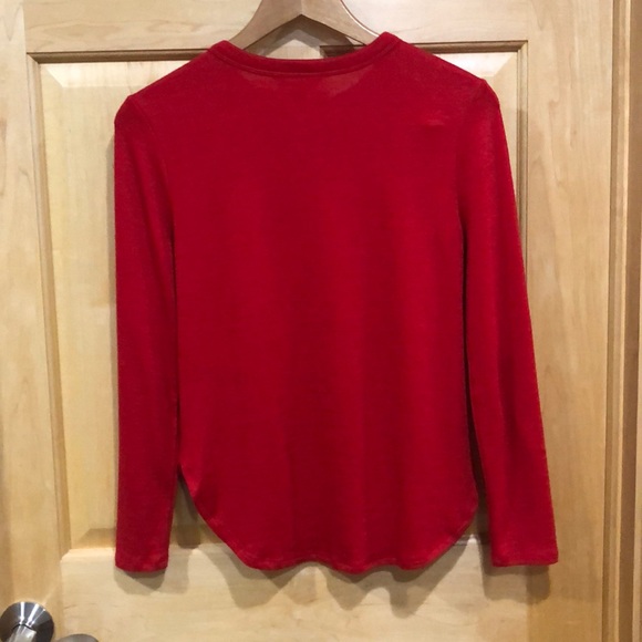 Banana Republic Red Crew Neck Sweater XS - Picture 4 of 4